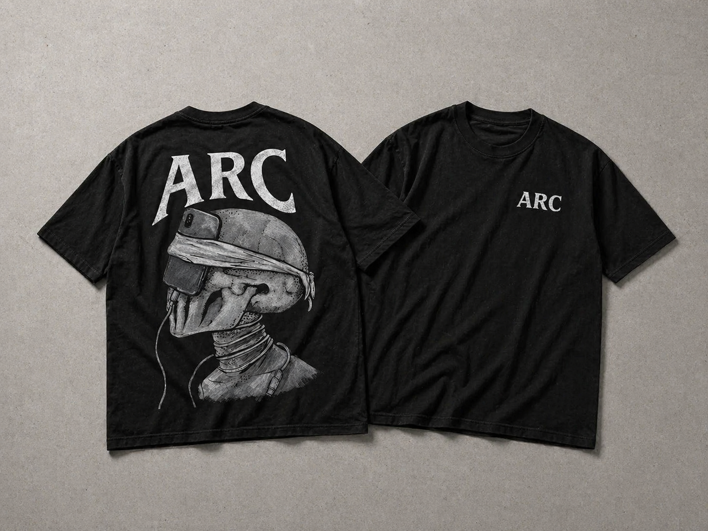 Arc skull tee