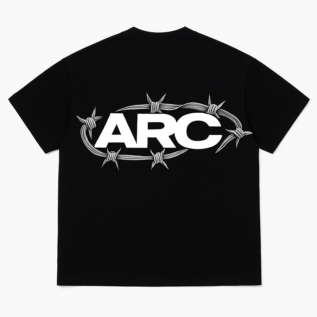 Arc barbed wire