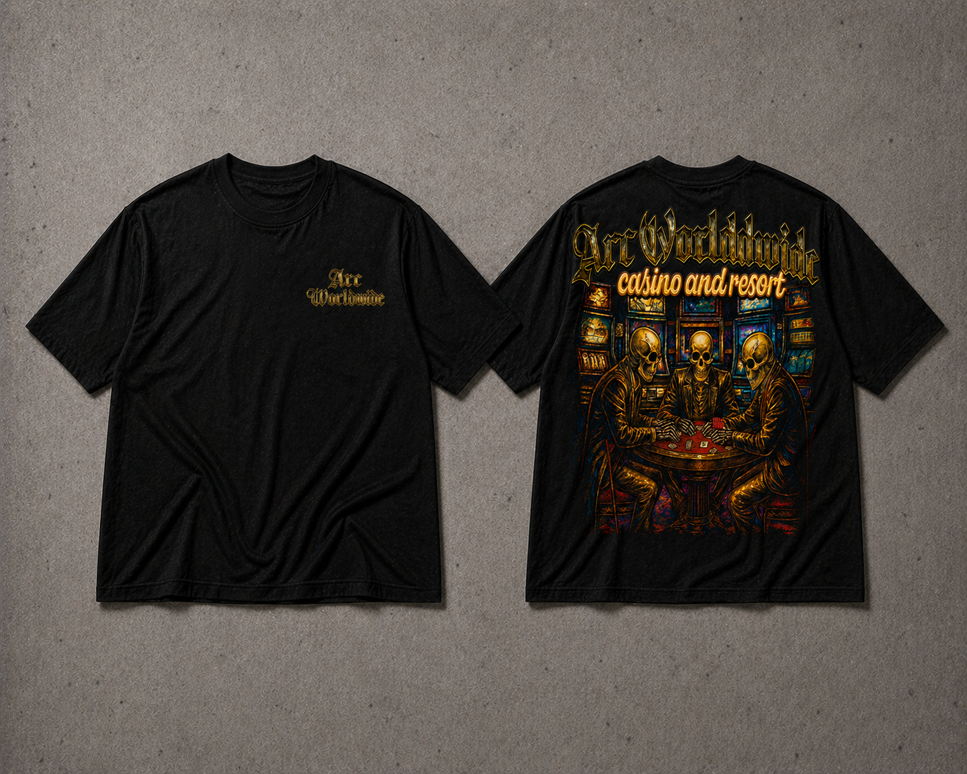 Arc casino black tee
